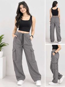 Stylish Grey Cargo Pants