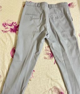 Men's Grey Stretchable Formal Pants