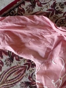 Girls Pink Top With Elastic On The Waist