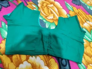 Elegant Green Embroidered Saree