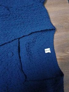 Navy Blue Textured top