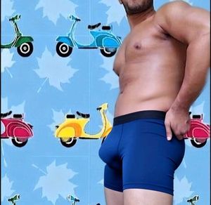 Men's Blue mini trunks