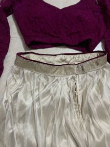 Elegant Embroidered Skirt(lahenga)