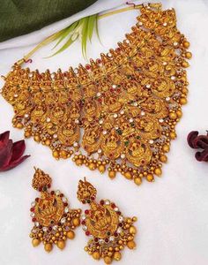 sale 🥳Gold Plated Necklace and Earrings Jewelle