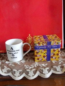 Brand New Coffee Mug With Engraved Message