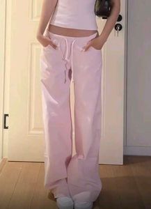 Pink Wide Leg Lounge Pants