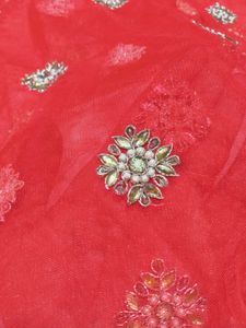 Stunning Pink heavy handwork bridal lehenga Choli