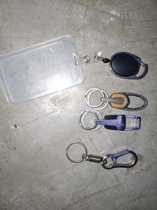 Assorted Keychains &amp; Badge Holder
