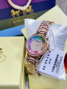 Original Coach Rainbow Diamond Watch For her ❤️