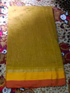 Elegant Mustard Yellow Saree