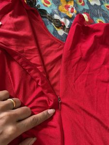 Red Gown Party Wear