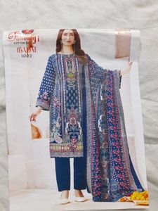 Elegant Blue Printed Kurta Set