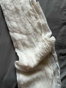 Elegant White Dupatta Scarf