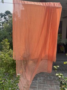 Sheer Peach Dupatta