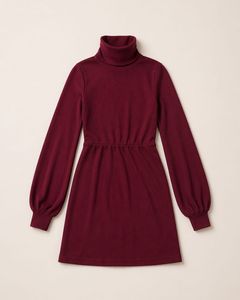 Chic Turtleneck Ribbed Bodycon Dress
