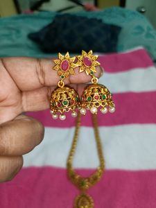 Antique Haaram With Earrings
