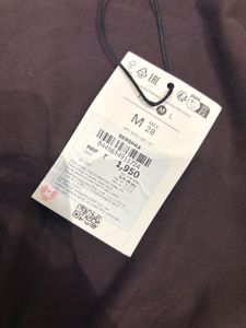 BERSHKA Brown Mini Slip Dress