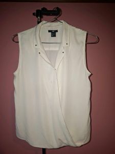 White Sleeveless H&M Top