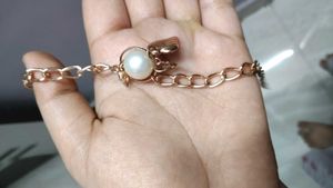 Elegant Pearl Chain Bracelet