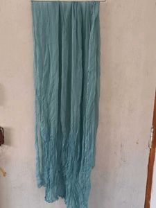 Turquoise Silk Ethnic Dress
