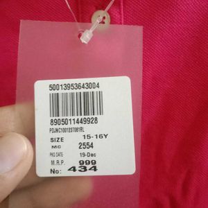 Pink Polo Dress - 15 to 17years