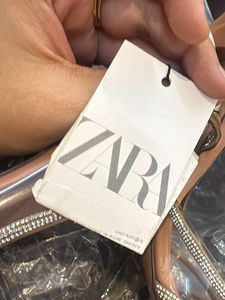 Zara Strappy Embellished Slingback Heels