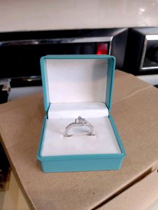 Diamond Ring Pure Silver 925