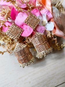 Light Golden Jhumka