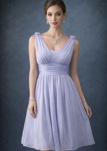 Lavender A-Line Dress