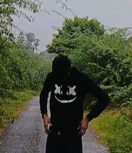 Black Marshmello Hoodie Made in ooty