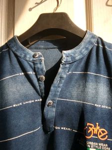 Denim Striped T-Shirt