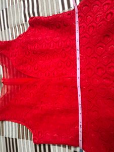💅SWEETHEART RED FIT&amp;FLARE NET DRESS💅MUST HAVE💋