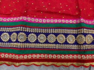Vibrant Red Kurta Set with palazzos