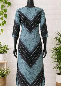 Tie-Dye V-Neck Kurta