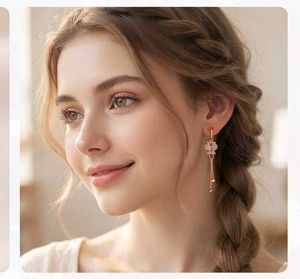 Beautiful Butterfly Tassel Drop Earrings