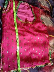 Vibrant Pink Embroidered Ethnic Wear Set