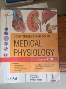 Gk pal Medical Physiology Textbook volumes 1