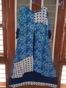 round floor length kurti