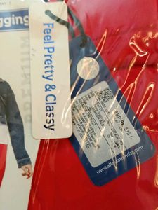Alfassa Ankle Leggings - Red