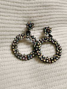 Sparkling Hoop Earrings