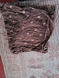 Blue &amp; Brown Tie-Dye Kurta