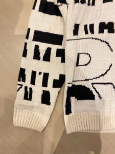 Abstract Graphic Print Sweater