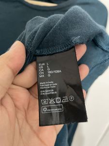 H&amp;M Teal Long Sleeve T-Shirt