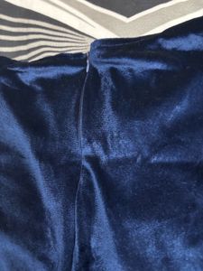 Elegant Royal Blue Velvet Gown