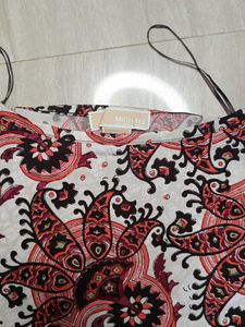Boho Print Long Sleeve Dress