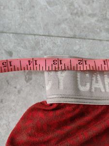 Red Lancy Care Briefs - 2 panties and one bra.