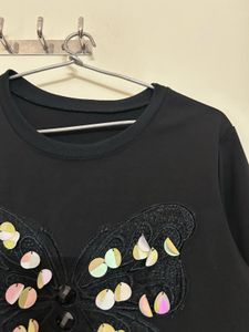 Black Butterfly Sweatshirt