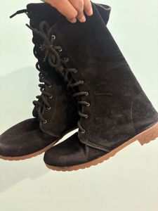 Velvet Black Boots🔥🔥
