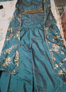 Stunning Teal Lehenga Choli Set