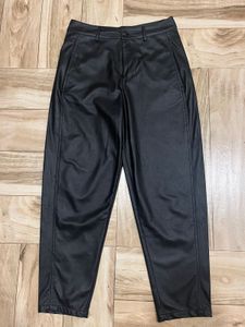 ZARA Black Leather Pants